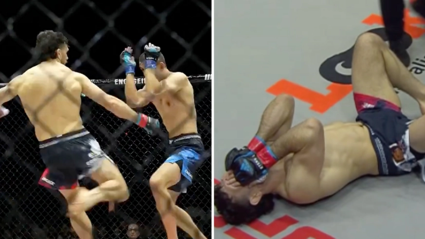 Australian UFC Hopeful Jack Becker Suffers Horrific Leg Injury Defending His Title