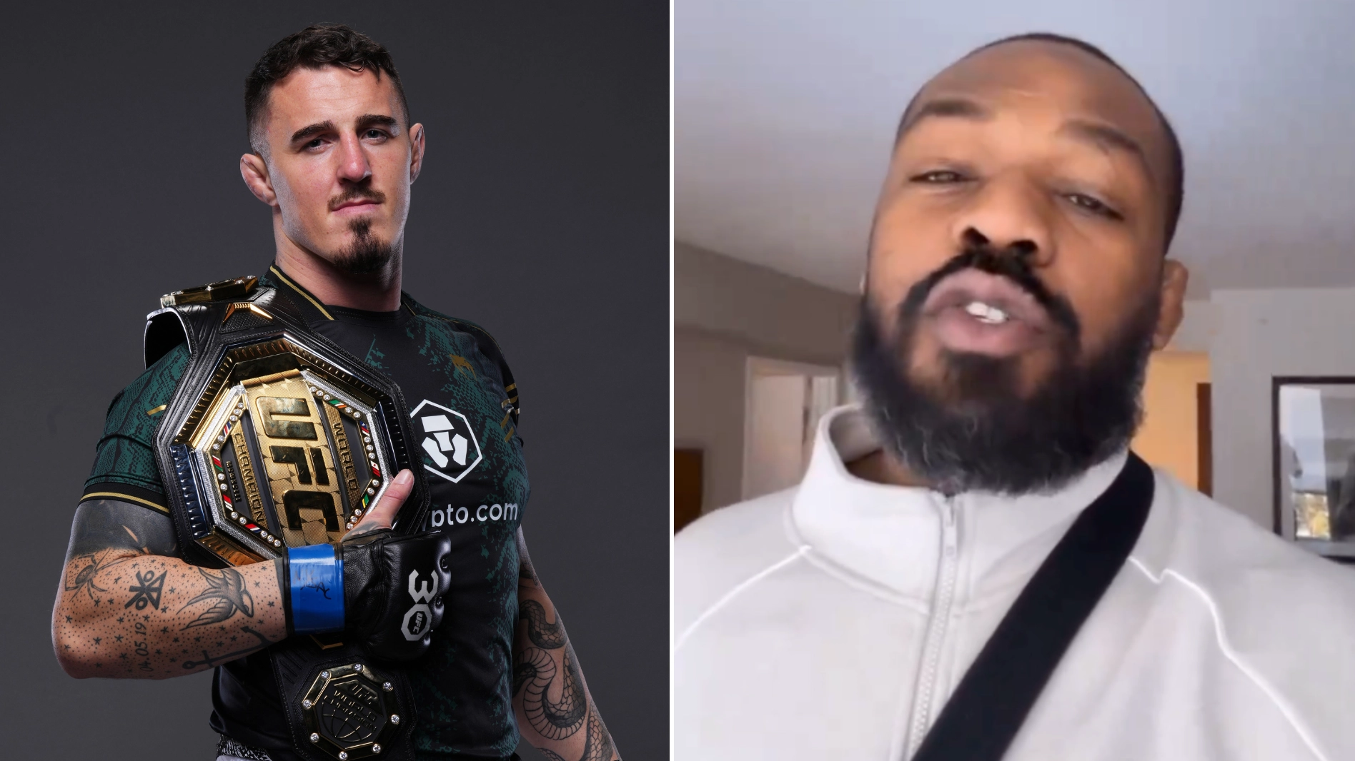 Jon Jones confirms next UFC opponent and slams 'hypocrite' Tom Aspinall in extraordinary rant