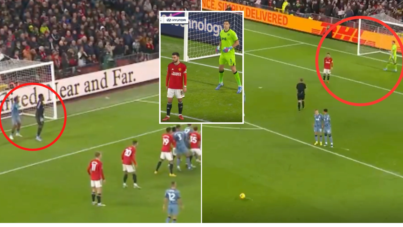 Man Utd attempted to 'mimic' Aston Villa's free-kick routine but it failed miserably