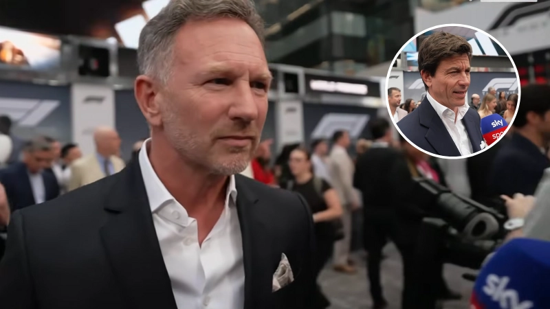 Christian Horner responds after Toto Wolff brands Red Bull protest 'petty' and 'embarrassing'