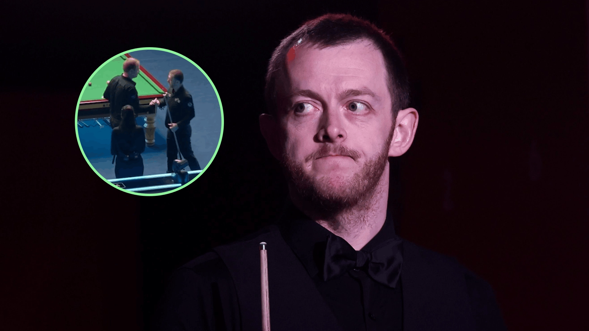 Jordan Brown has touching moment with Mark Allen before their Northern Ireland Open clash
