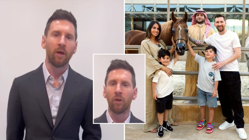 Lionel Messi uploads video explaining trip to Saudi Arabia after being suspended by PSG