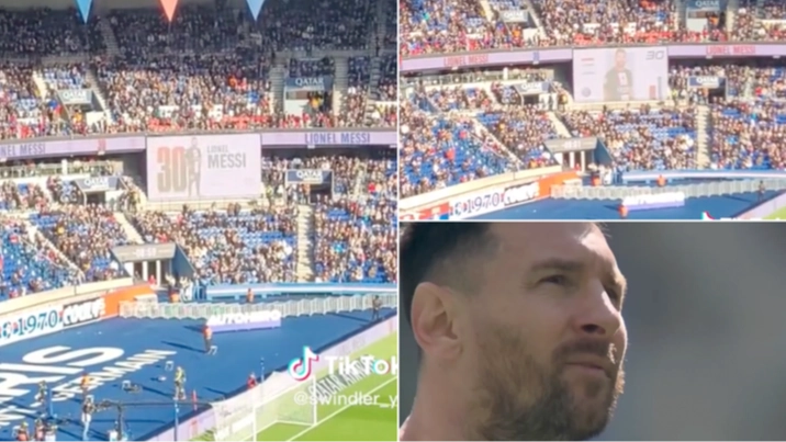 Lionel Messi was booed by angry PSG fans prior to Rennes defeat