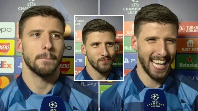 Peter Schmeichel makes light-hearted Manchester United dig at Ruben Dias