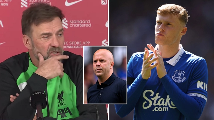 Jurgen Klopp has already 'told' Arne Slot why he should sign Jarrad Branthwaite for Liverpool 
