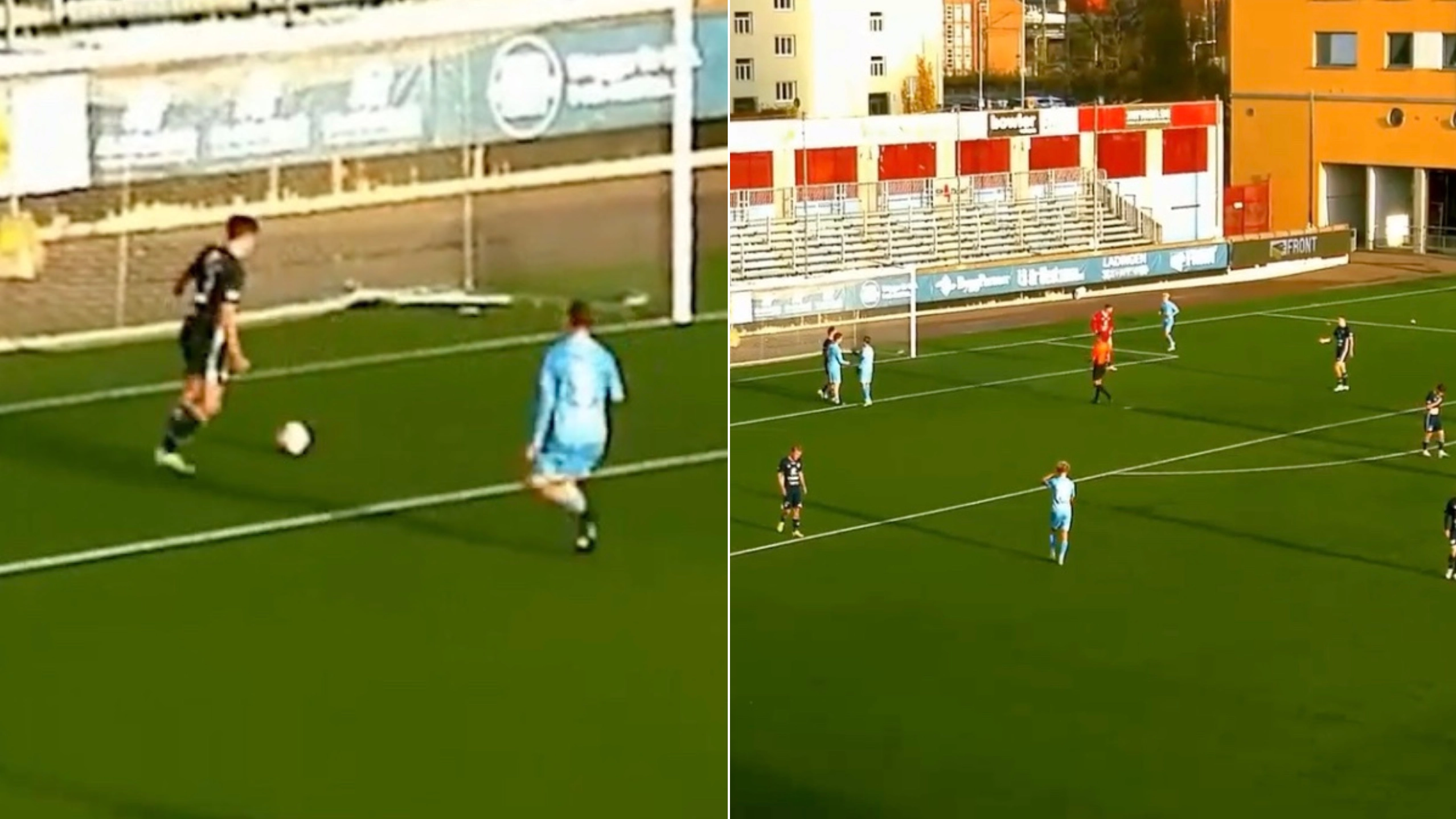 Swedish football facing match-fixing allegations after own goal that you have to see to believe