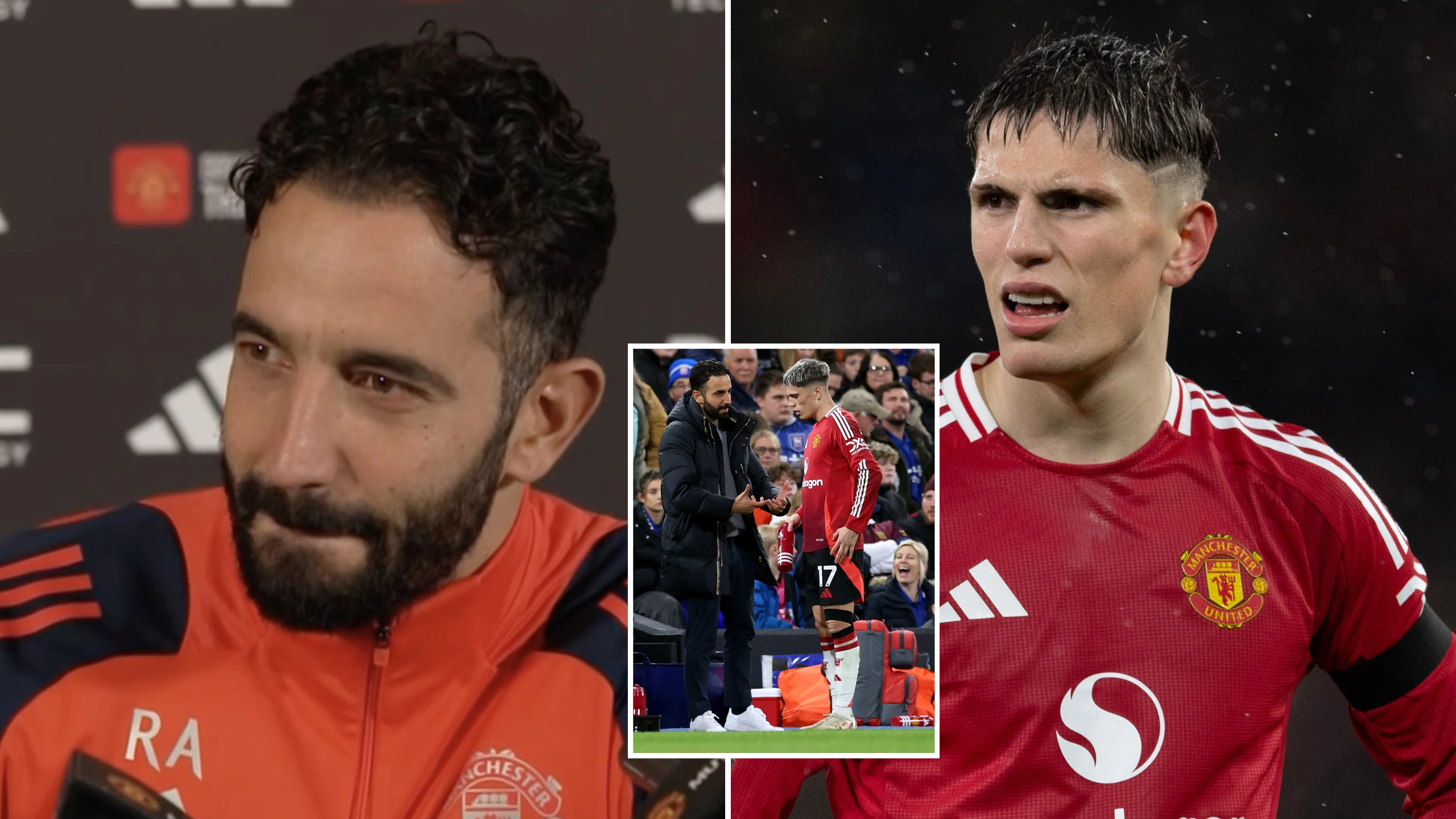 Ruben Amorim makes 'upset' admission about Alejandro Garnacho ahead of Spurs game