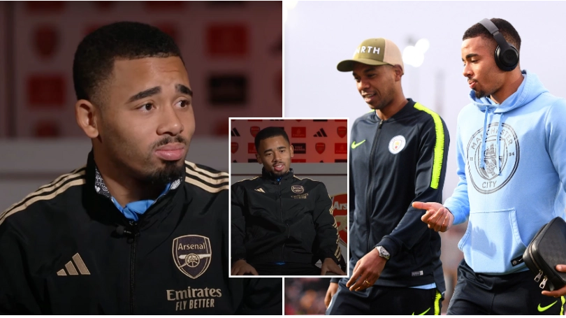 Arsenal striker Gabriel Jesus names Ronaldo and two Man City players in his dream five-a-side team