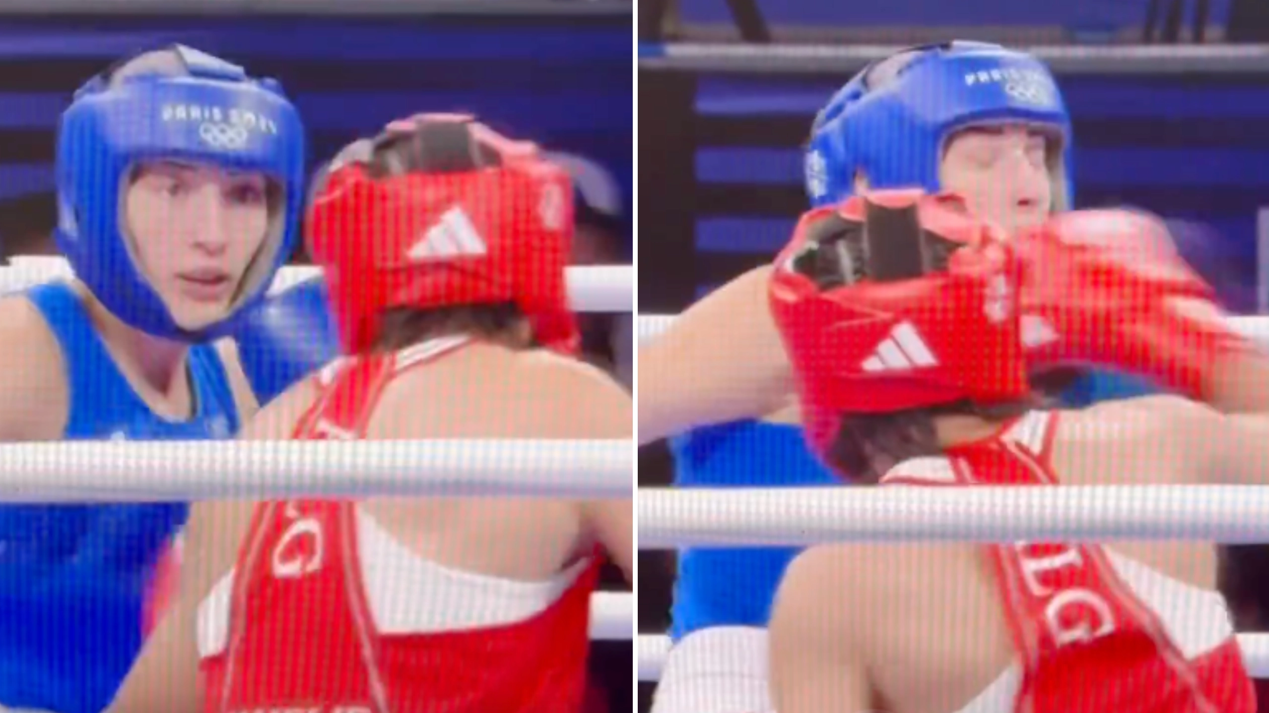 New footage emerges of the punch that left Angela Carini unable to continue her fight with Imane Khelif