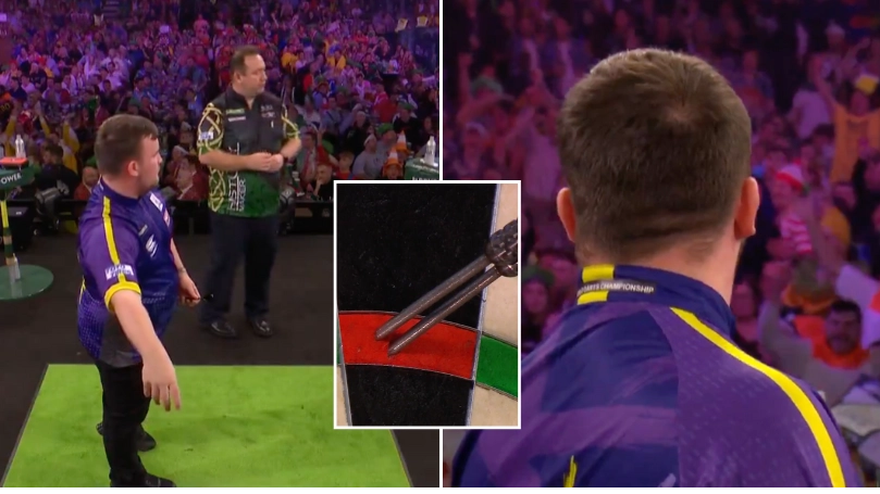 Luke Littler gets Ally Pally crowd involved as he attempts 'big fish' checkout, he's something else