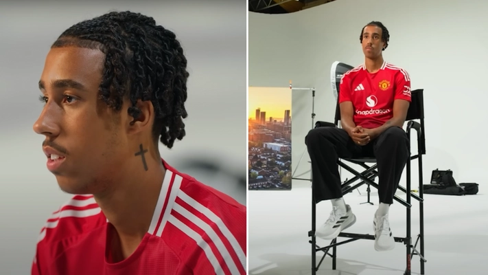 Man Utd fans tell Lery Yoro to 'stop the cap' with interview answer that's got everyone talking