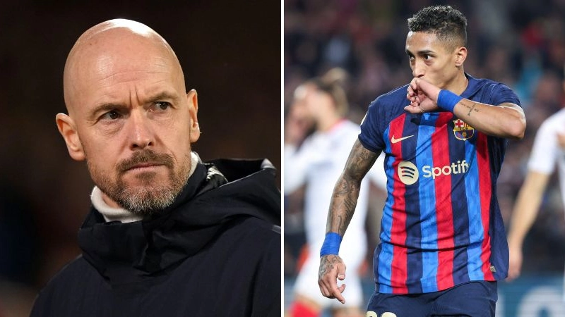Raphinha names the one Man Utd player he wants Barcelona to sign