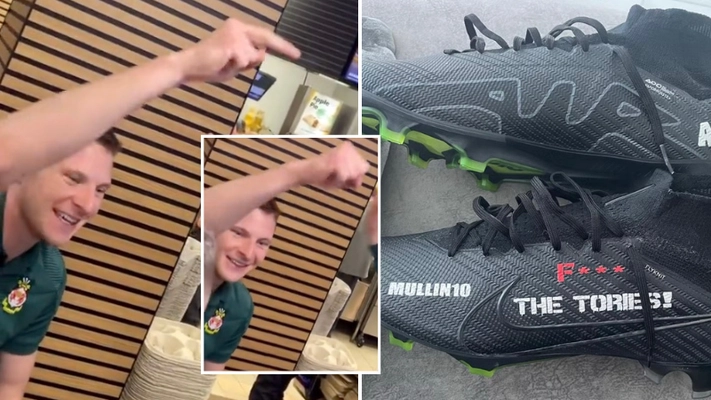 Wrexham star Paul Mullins joins in ‘F*** the Tories’ chant with fans