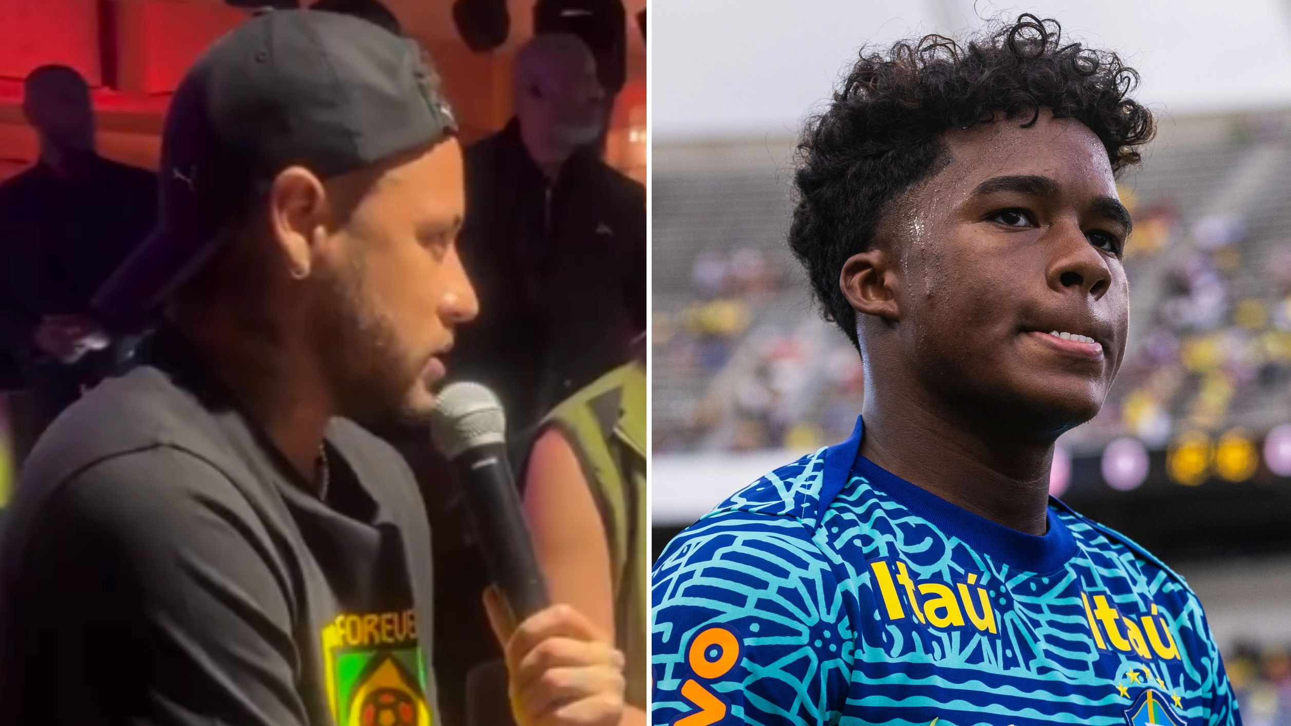 Neymar snubs Endrick when naming the Brazilian wonderkid he's tipping to be the next big thing