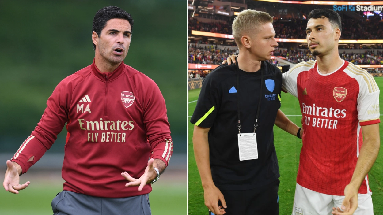 "Unfortunately..." - Mikel Arteta confirms 'muscular injury' to Oleksandr Zinchenko ahead of Monaco clash