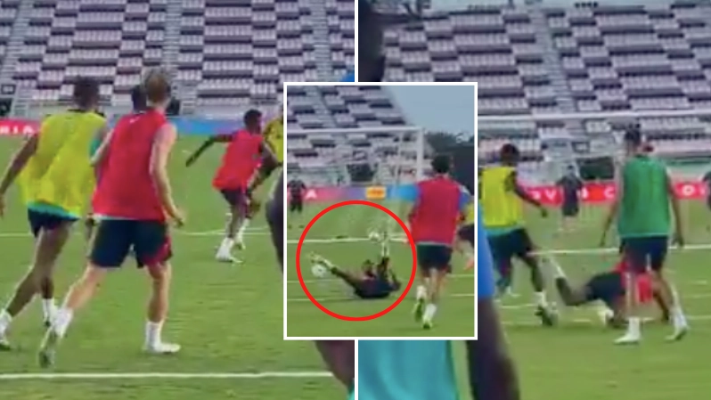 Barcelona's Franck Kessie Sent Ansu Fati Flying Into A New Dimension In Training