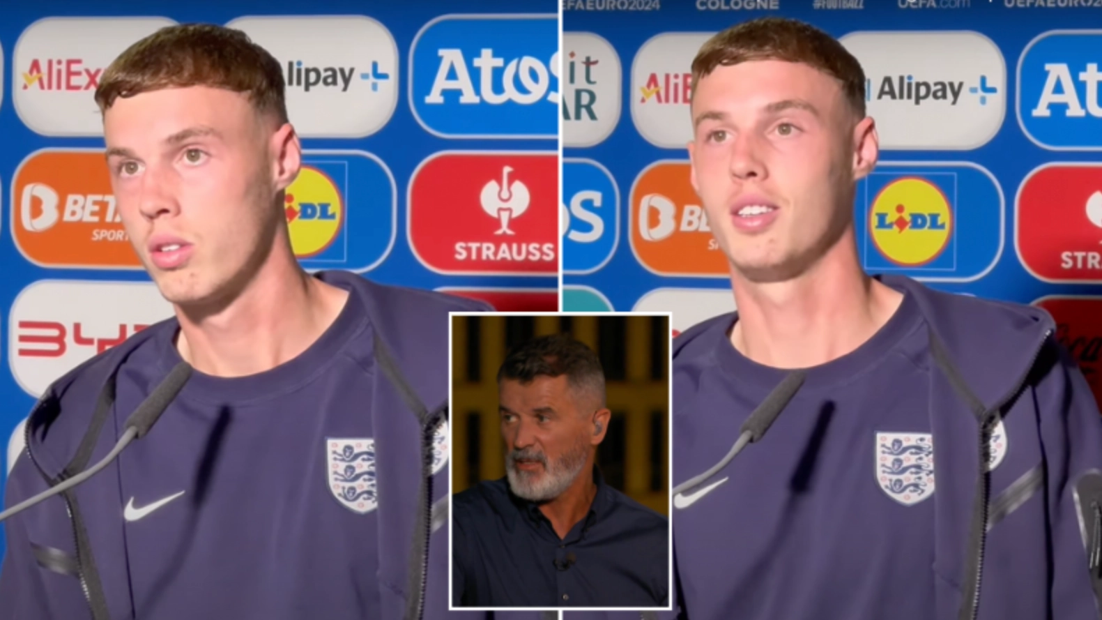 Cole Palmer's reaction to hearing what Roy Keane said about him after being given his first minutes of Euro 2024 is wholesome