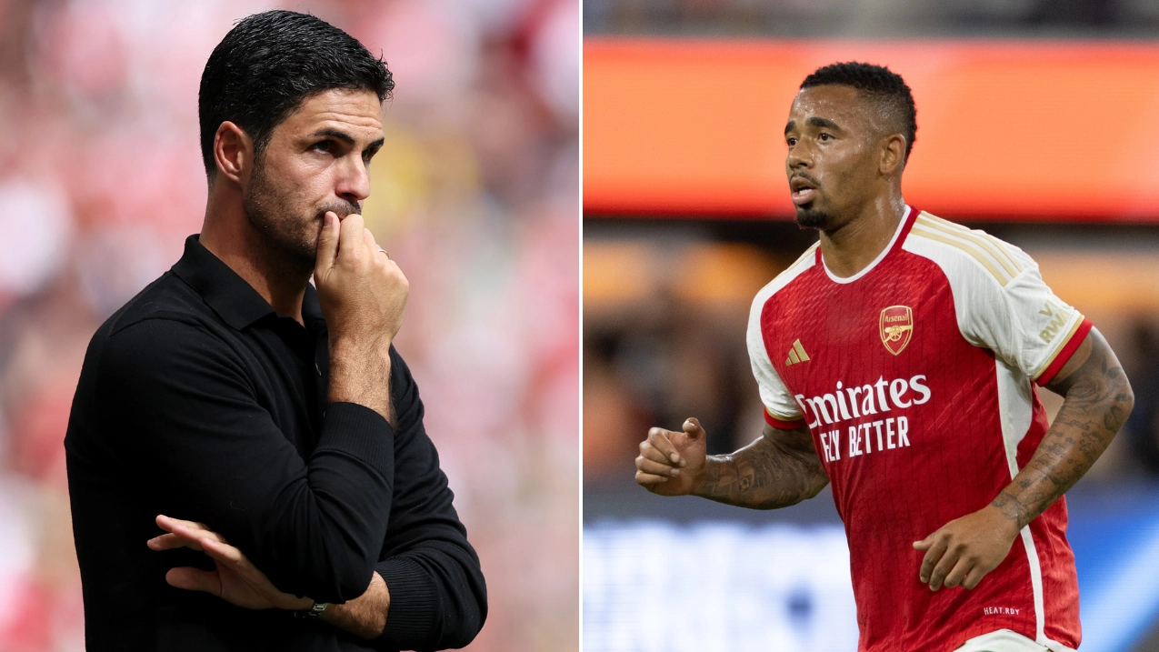 Arsenal striker Gabriel Jesus posts injury update on Instagram