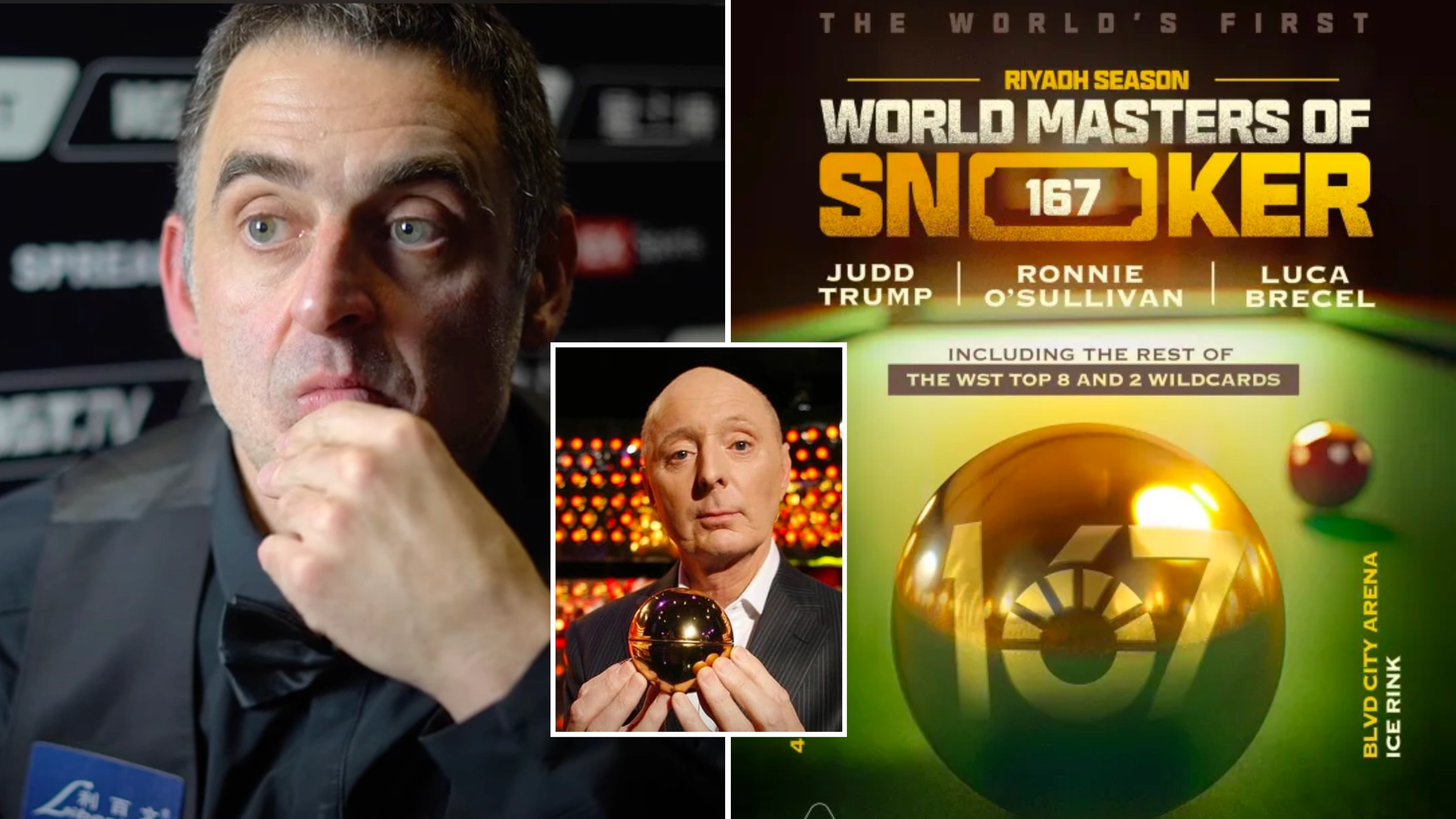 Ronnie O'Sullivan makes feelings clear on controversial Saudi tournament that has bizarre 'golden ball' rule