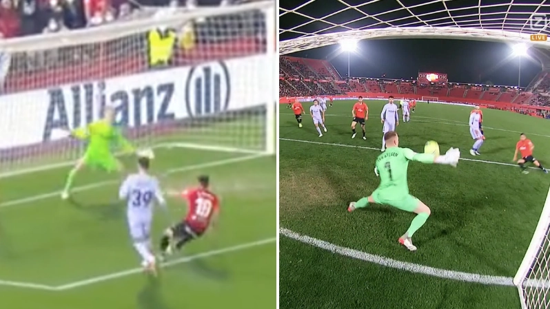 Marc-Andre Ter Stegen Made An Incredible Reactive Save In The 91st Minute For Barcelona