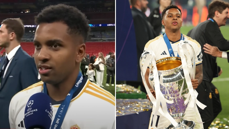Rodrgyo breaks silence on Man City transfer rumours after Champions League final