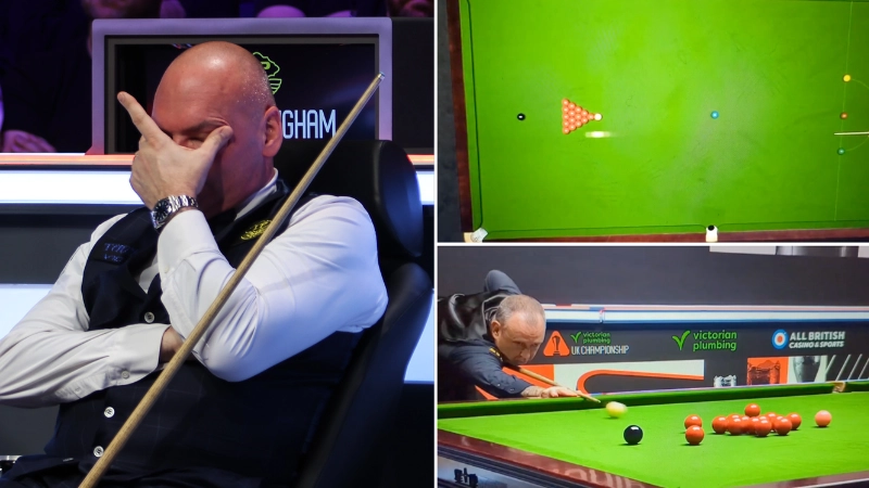 Stuart Bingham pots black from break-off with 'never seen before' shot at UK Championship and it needs to be seen to be believed