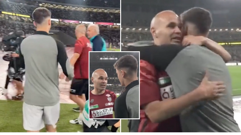 Andres Iniesta was desperate to get Gavi's shirt, even before friendly in Japan