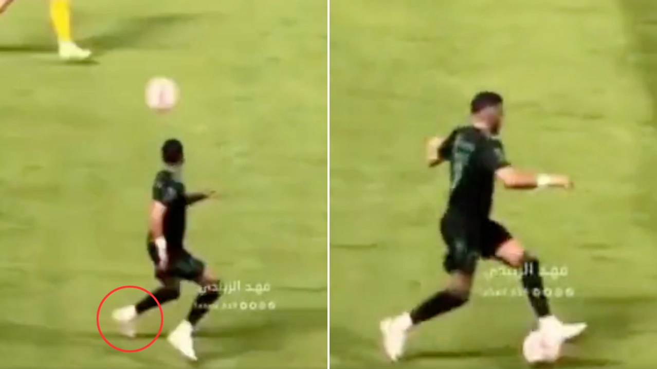 Fans blown away by Riyad Mahrez's magical first touch as Saudi Pro League clip goes viral