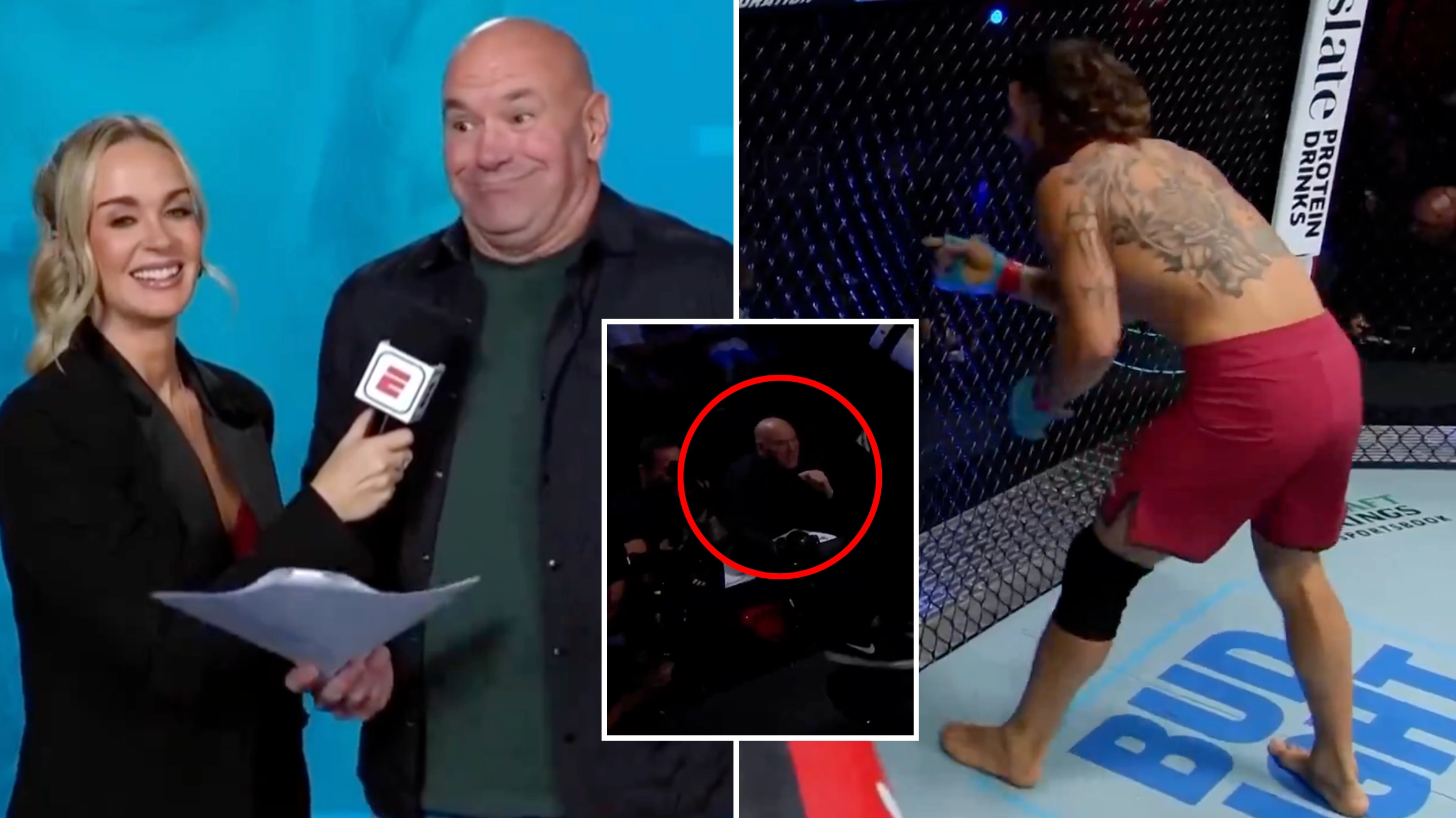 Dana White immediately hands UFC contract to fighter after hearing him say one thing in the Octagon