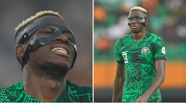 The real reason why Nigeria star Victor Osimhen still wears a mask during matches