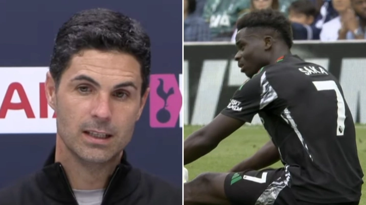 Mikel Arteta gives Bukayo Saka update that no Arsenal fan wanted to hear after Spurs win