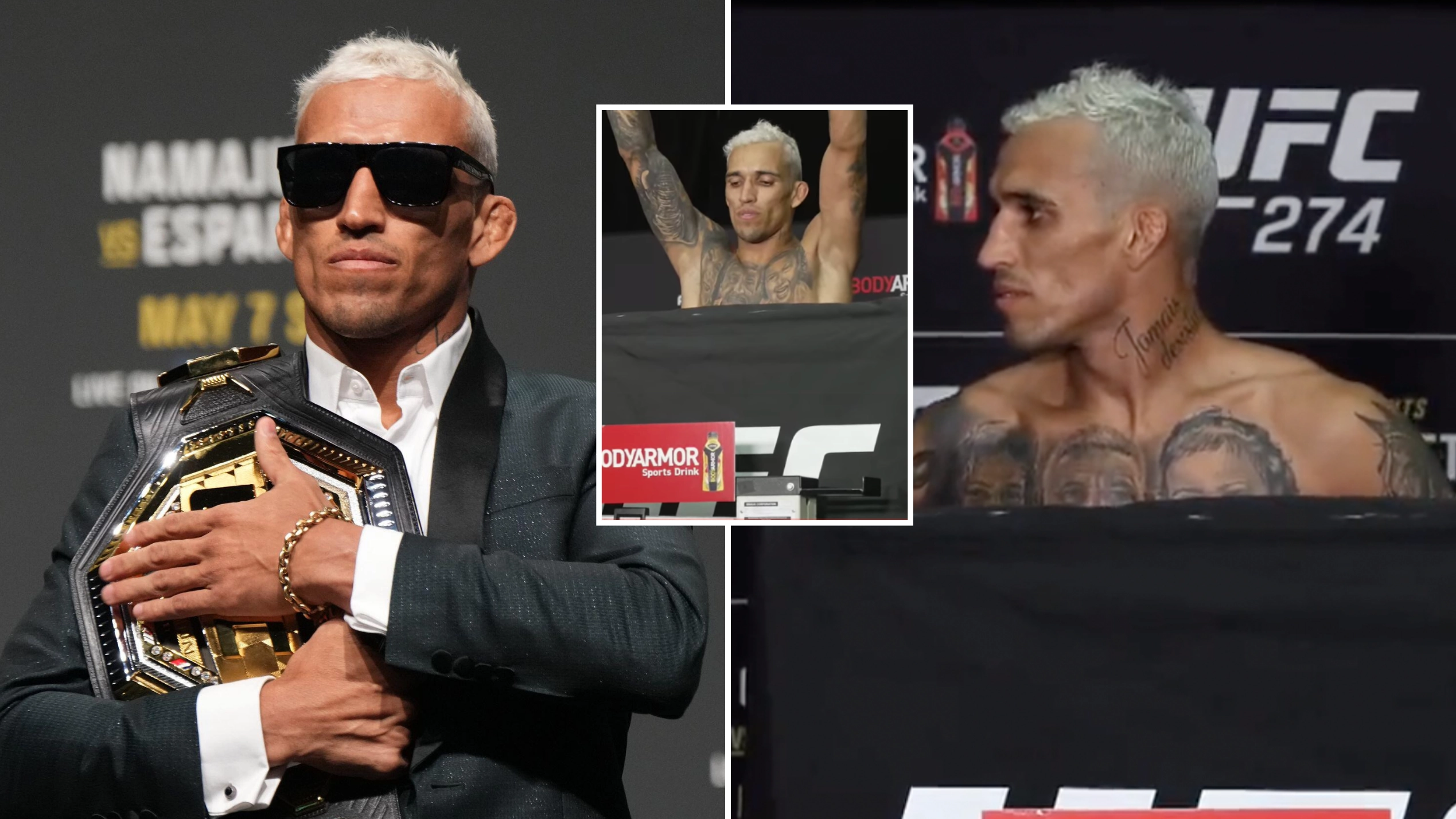 Charles Oliveira STRIPPED Of UFC Lightweight Title After Failing To Make Weight
