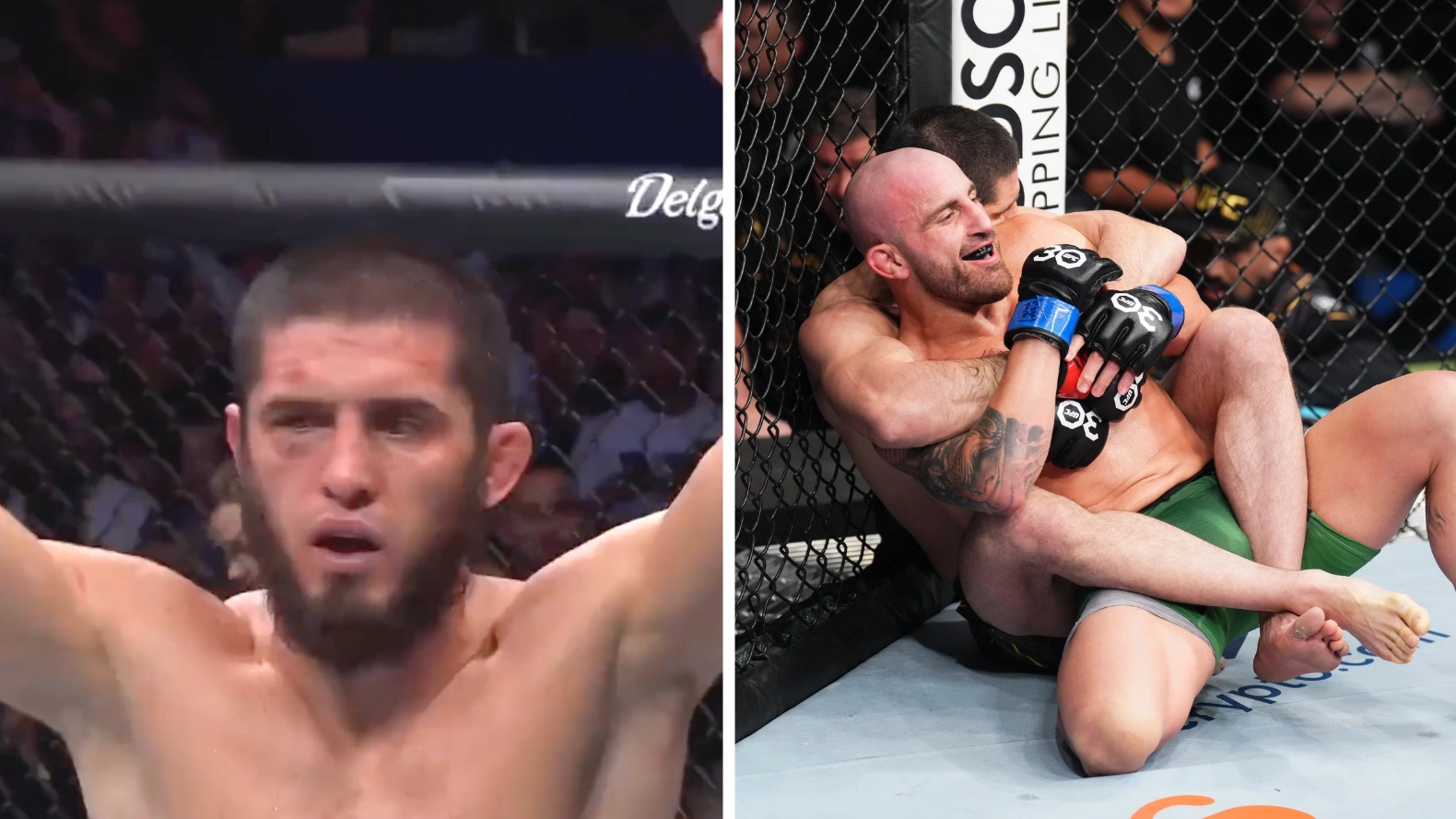 Islam Makhachev defeats Alexander Volkanovski to retain lightweight championship
