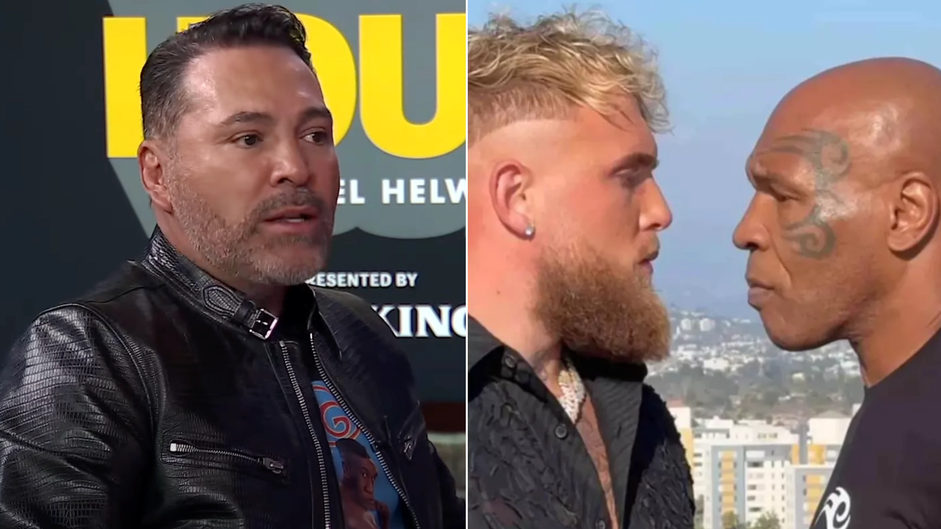 Boxing legend Oscar De La Hoya holds nothing back when asked about Mike Tyson vs Jake Paul