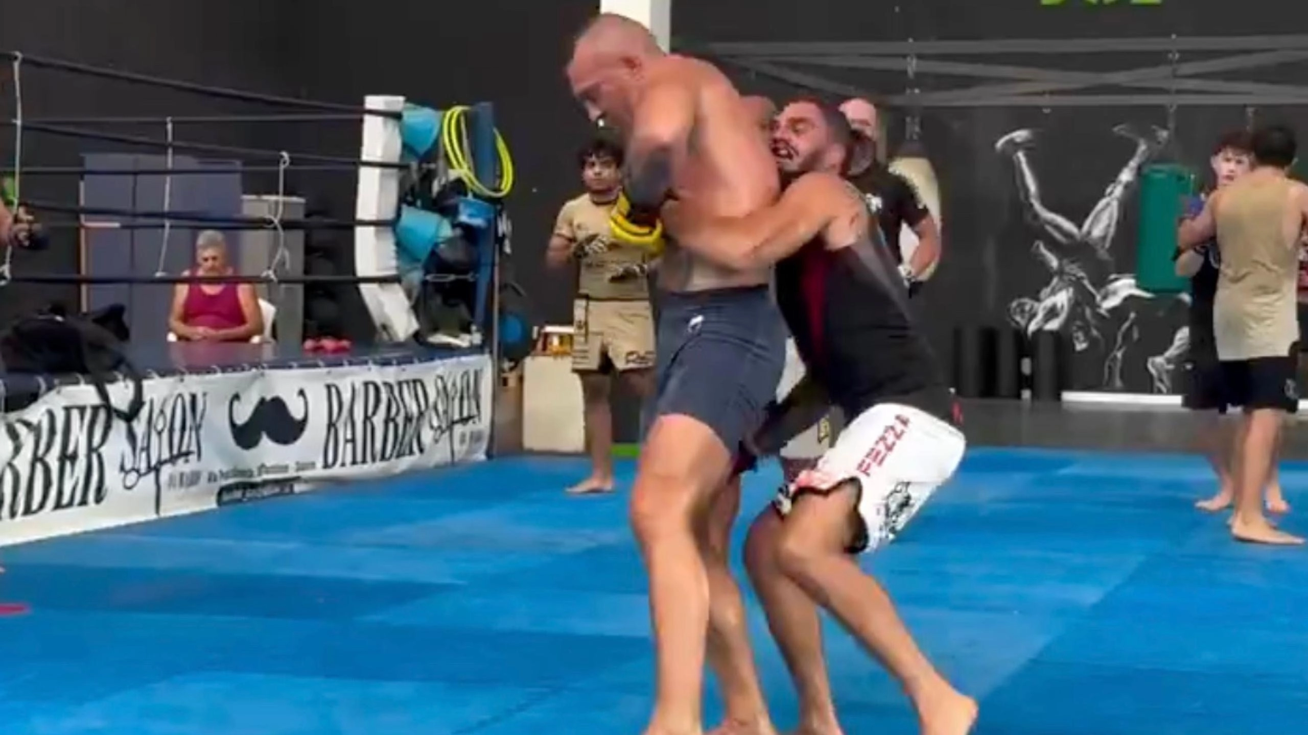 UFC fans stunned as 'undersized amateur fighter' attempts takedown on Conor McGregor