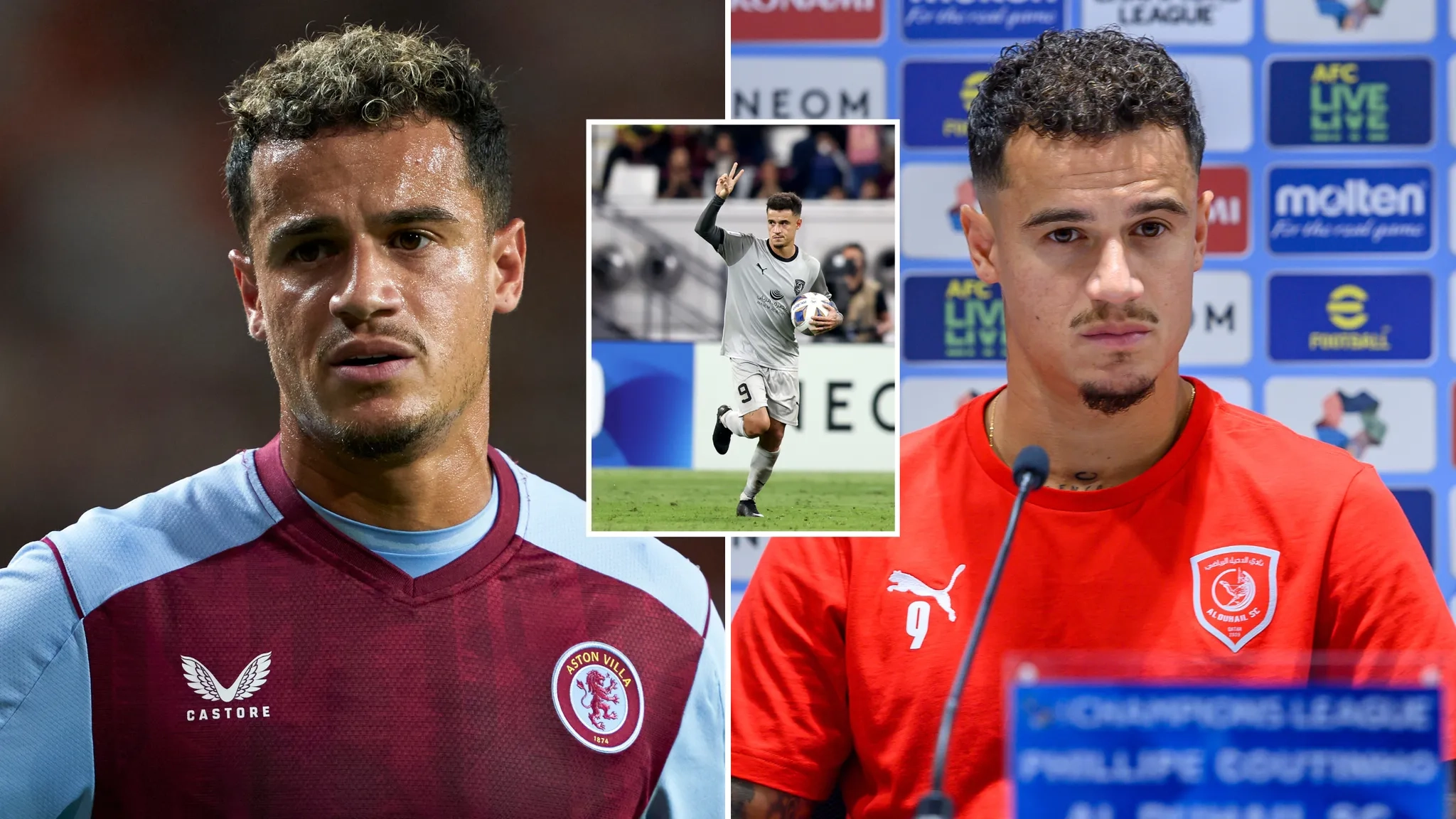 Fans stunned after finding out Aston Villa's asking price for Philippe Coutinho