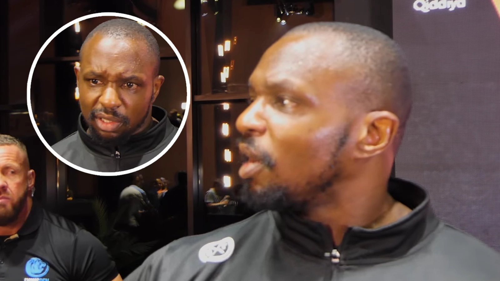 Dillian Whyte confronts announcer in awkward interaction after embarrassing nickname error