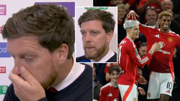 Fuming Barnsley manager threatens to SLAP his players after crushing Man Utd defeat