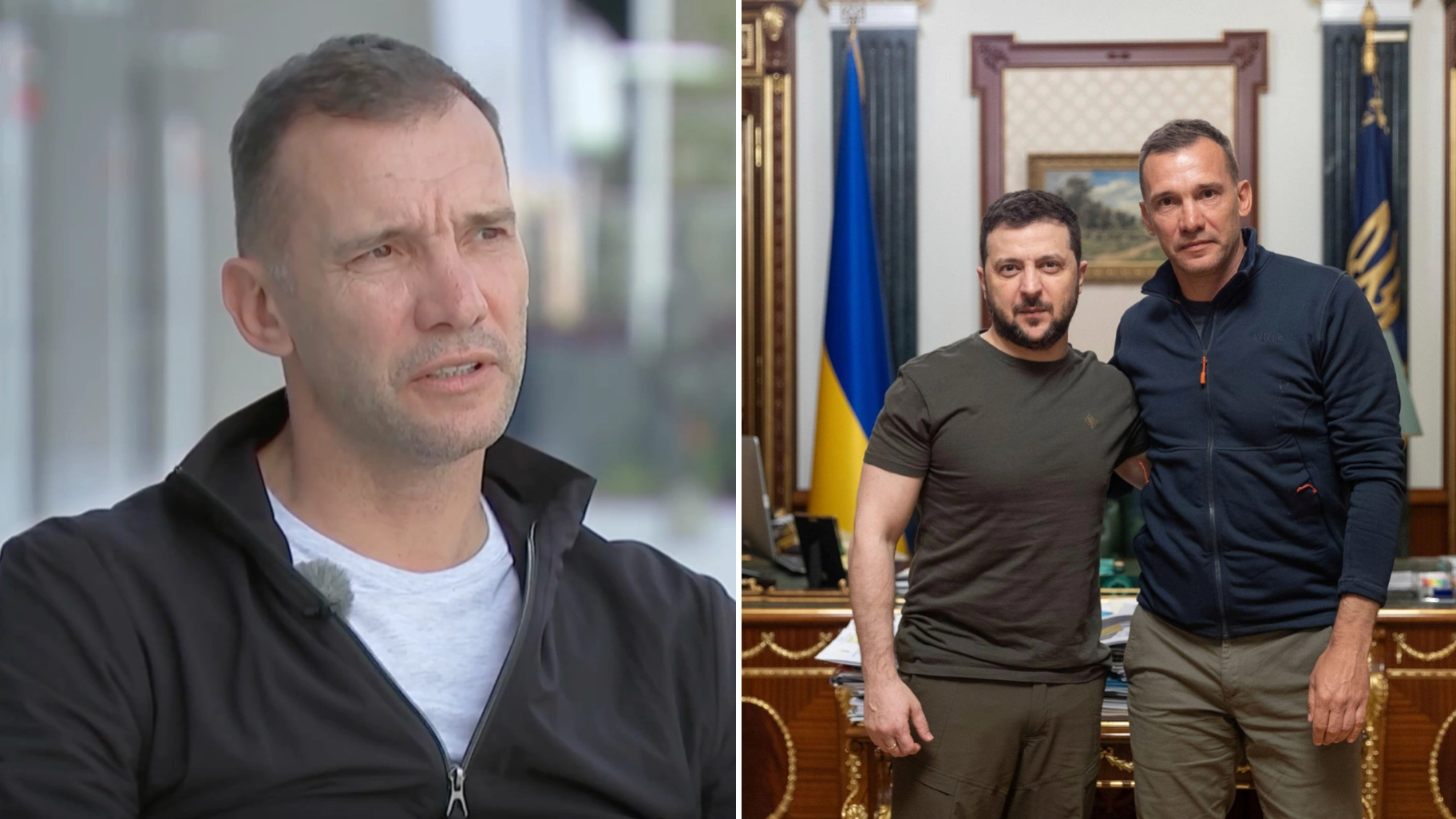 Andriy Shevchenko reveals he was close to being hit by Russian drone strike in Ukraine