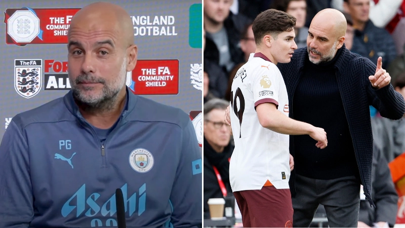 Pep Guardiola reveals what Julian Alvarez said to him in private talks to force Atletico Madrid transfer
