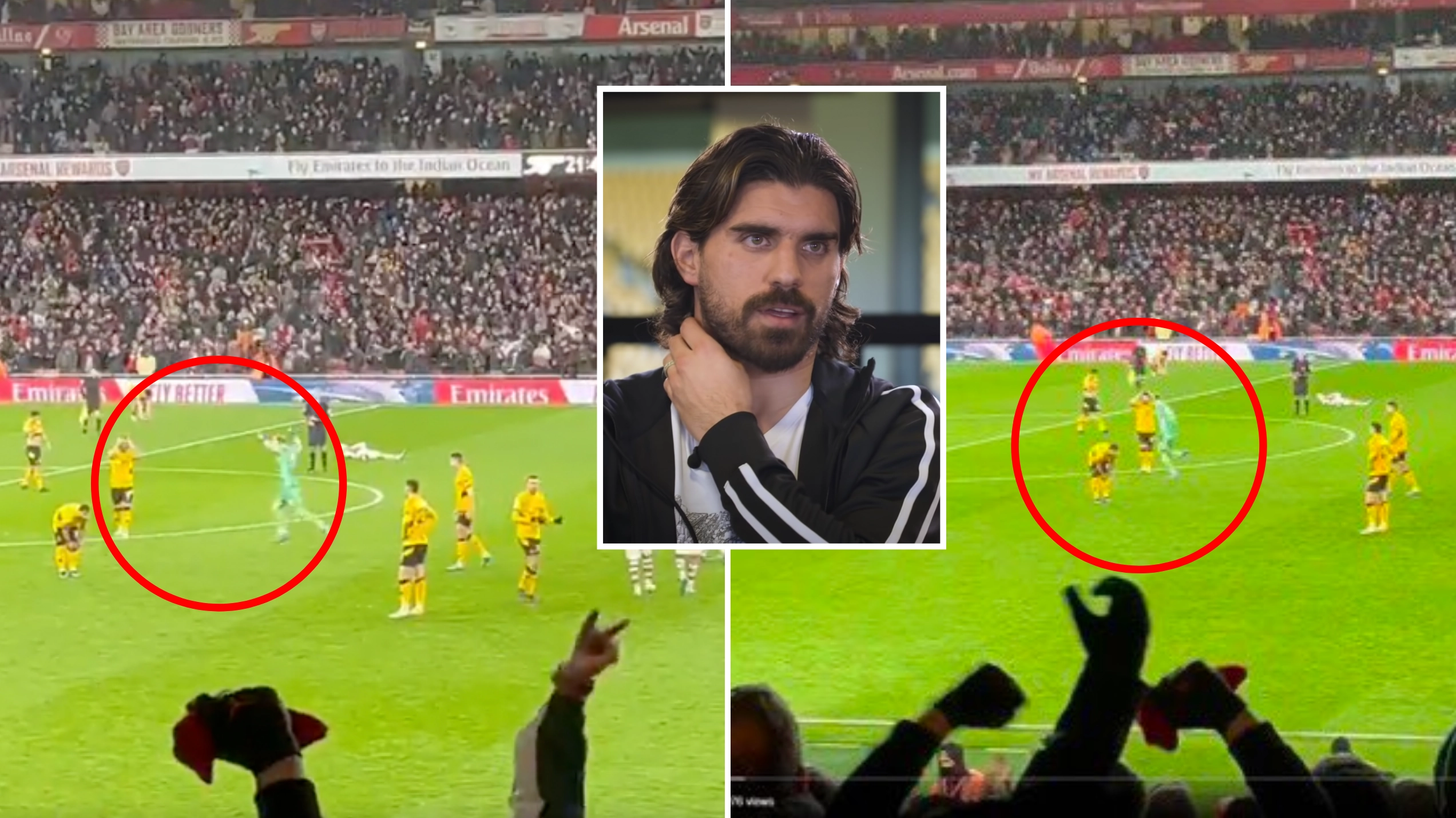 Aaron Ramsdale Is The S**thouse King After Running To Celebrate In Ruben Neves' Face