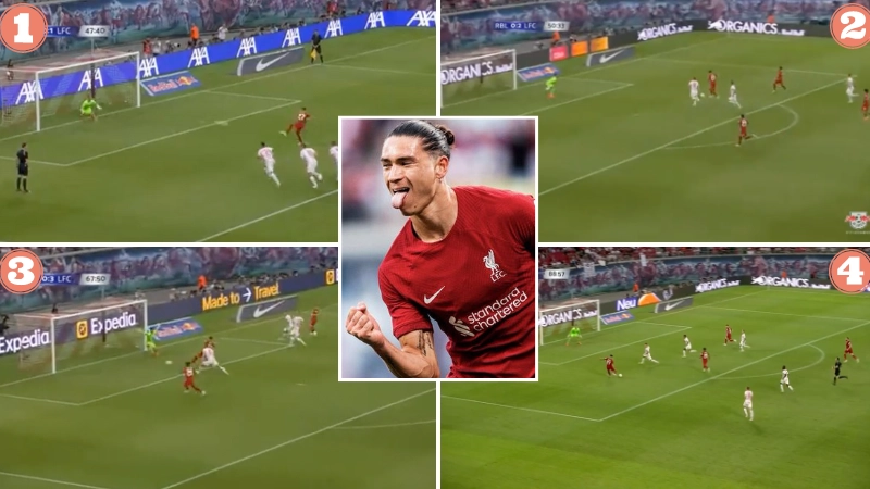 Darwin Nunez's Liverpool Career Bursts Into Life With FOUR Goals Against RB Leipzig