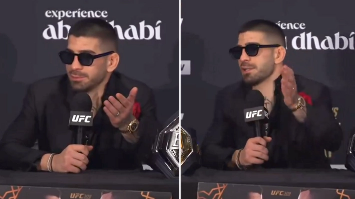 Ilia Topuria confronts reporter over disrespectful question after UFC 308 and orders him to leave the room immediately