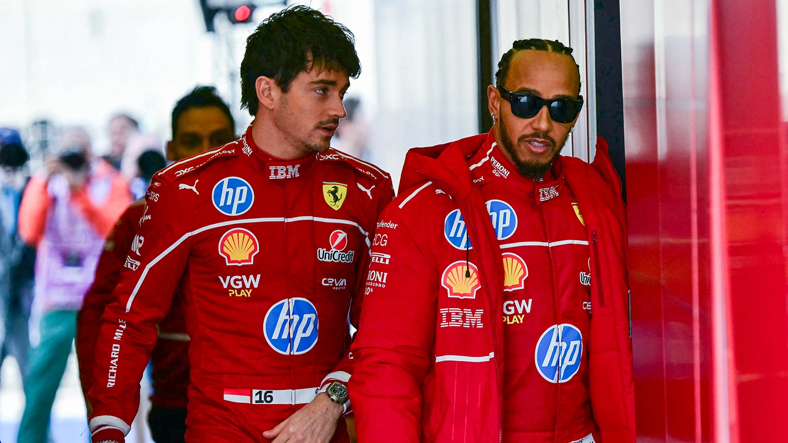 Lewis Hamilton and Charles Leclerc lap times leaked as Ferrari test 'major upgrade' at Monza