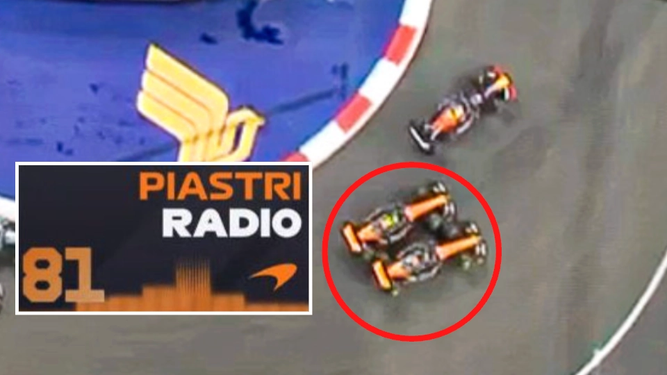 Oscar Piastri Slams Lando Norris and McLaren in X-Rated Team Radio After Singapore GP Crash