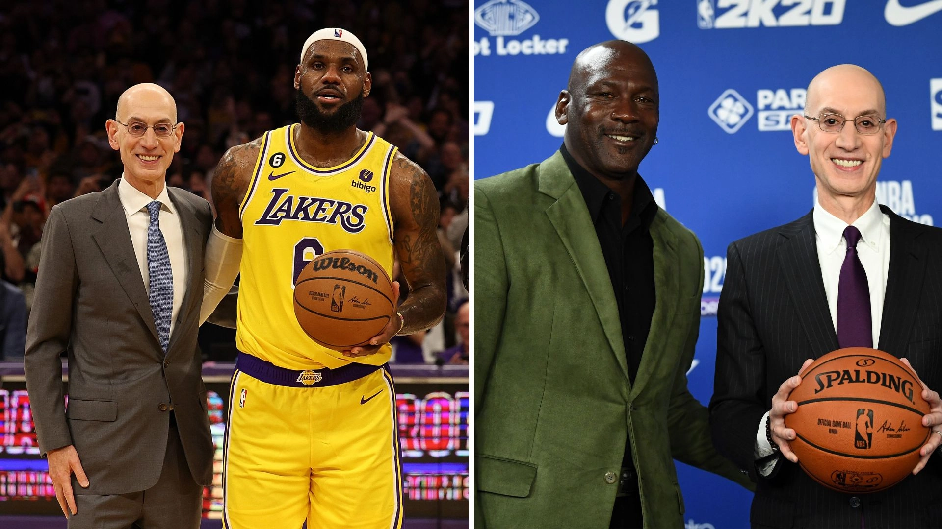 NBA commissioner Adam Silver didn't hesitate when asked to name the basketball GOAT