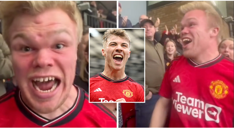 Sean Millis went wild in first Old Trafford visit after Rasmus Hojlund rifled home opener vs West Ham