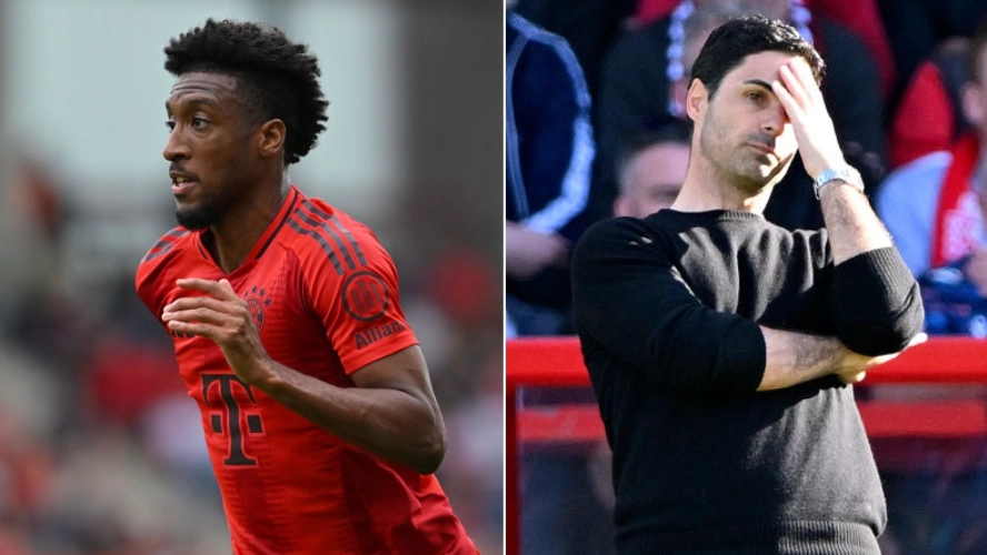 Arsenal target Kingsley Coman subject of huge deadline-day offer as Bayern Munich winger's future set to be decided