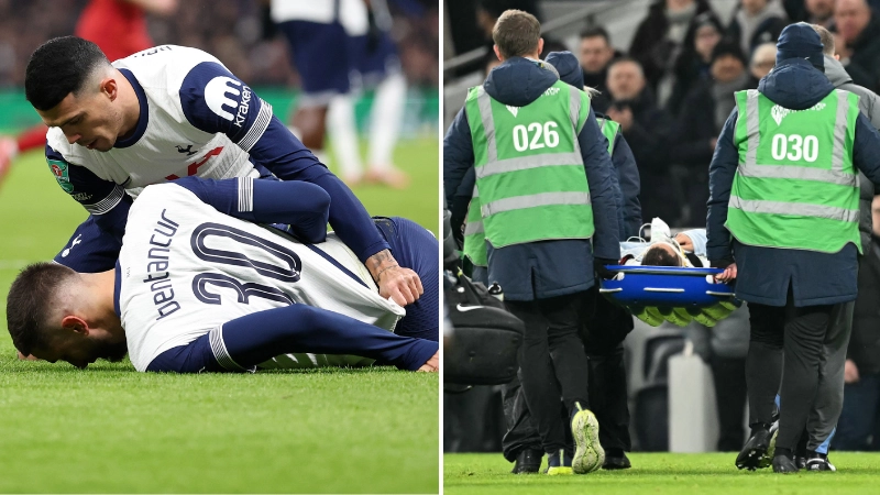 Rodrigo Bentancur issues statement after worrying injury vs Liverpool saw him treated on pitch for nine minutes