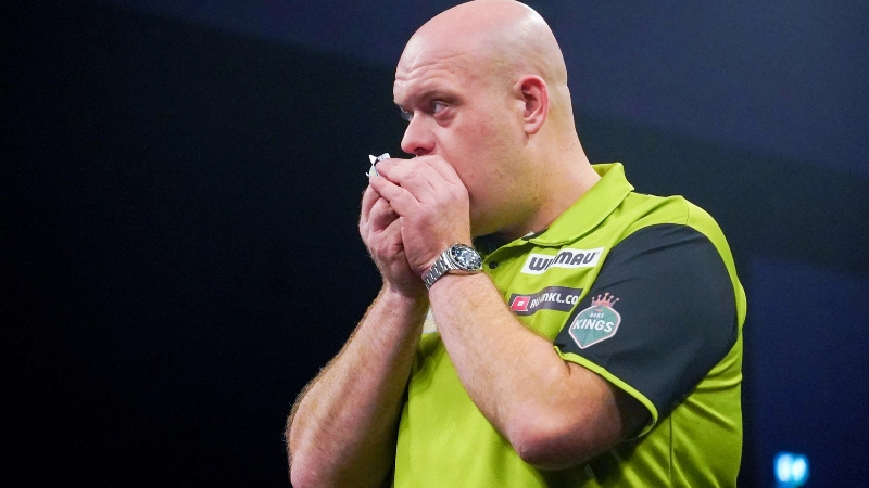 Darts star 'furious' and 'completely lost it' behind the scenes at recent event as Michael van Gerwen claim made